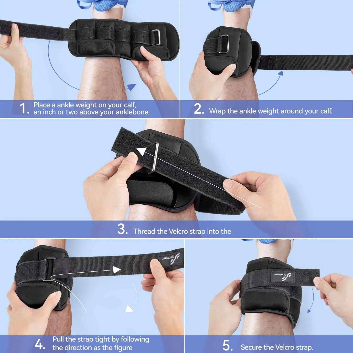 Adjustable Wrist and Ankle Weights