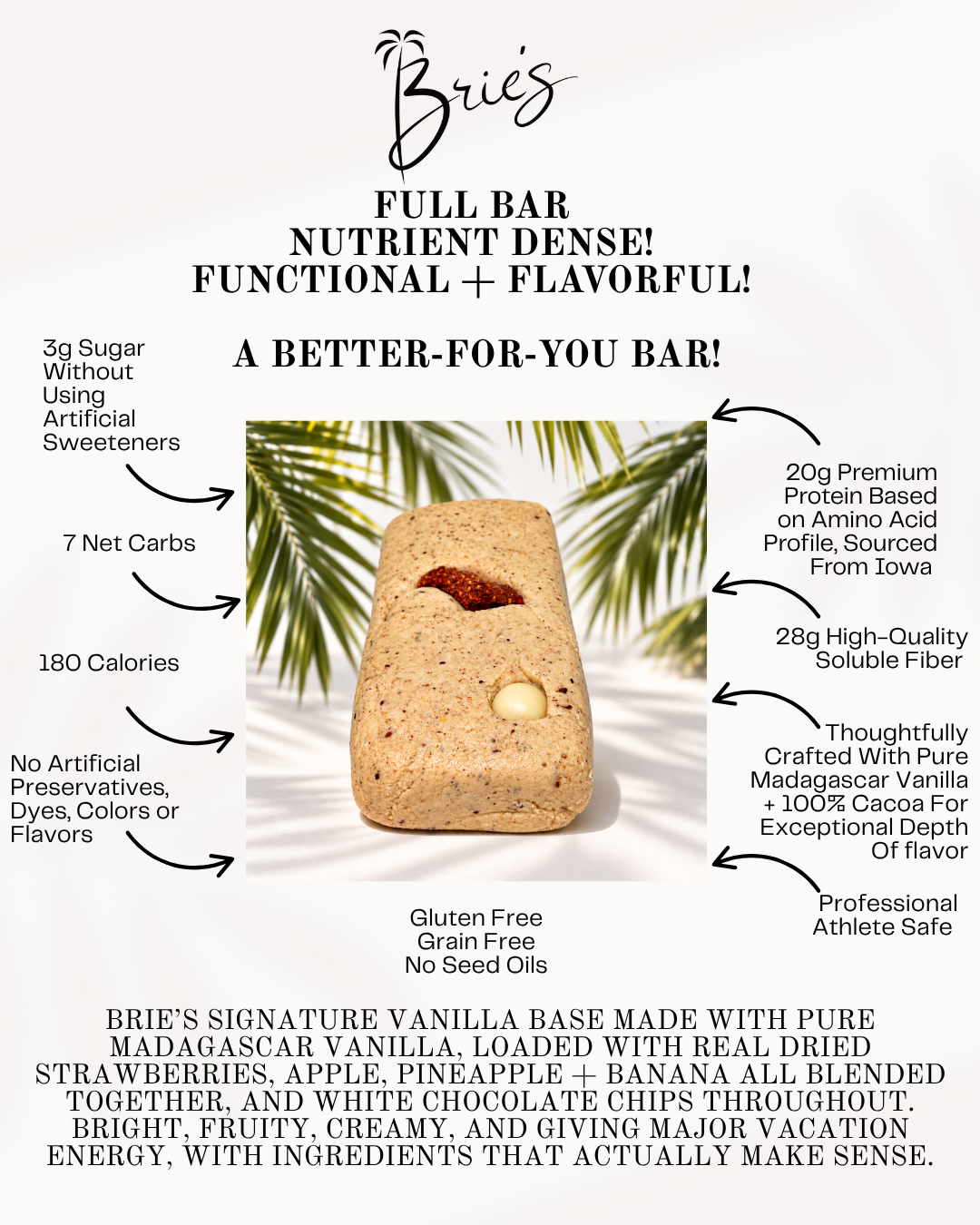 Brie's Bars | Full Only | Goin' Coastal