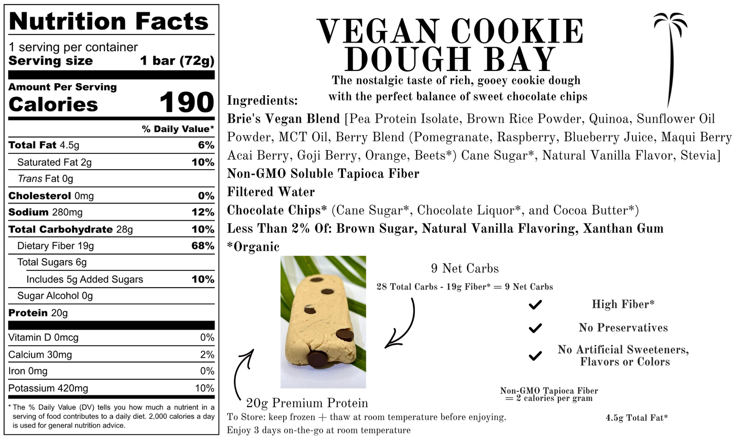 Vegan Cookie Dough Bay | Box of 10
