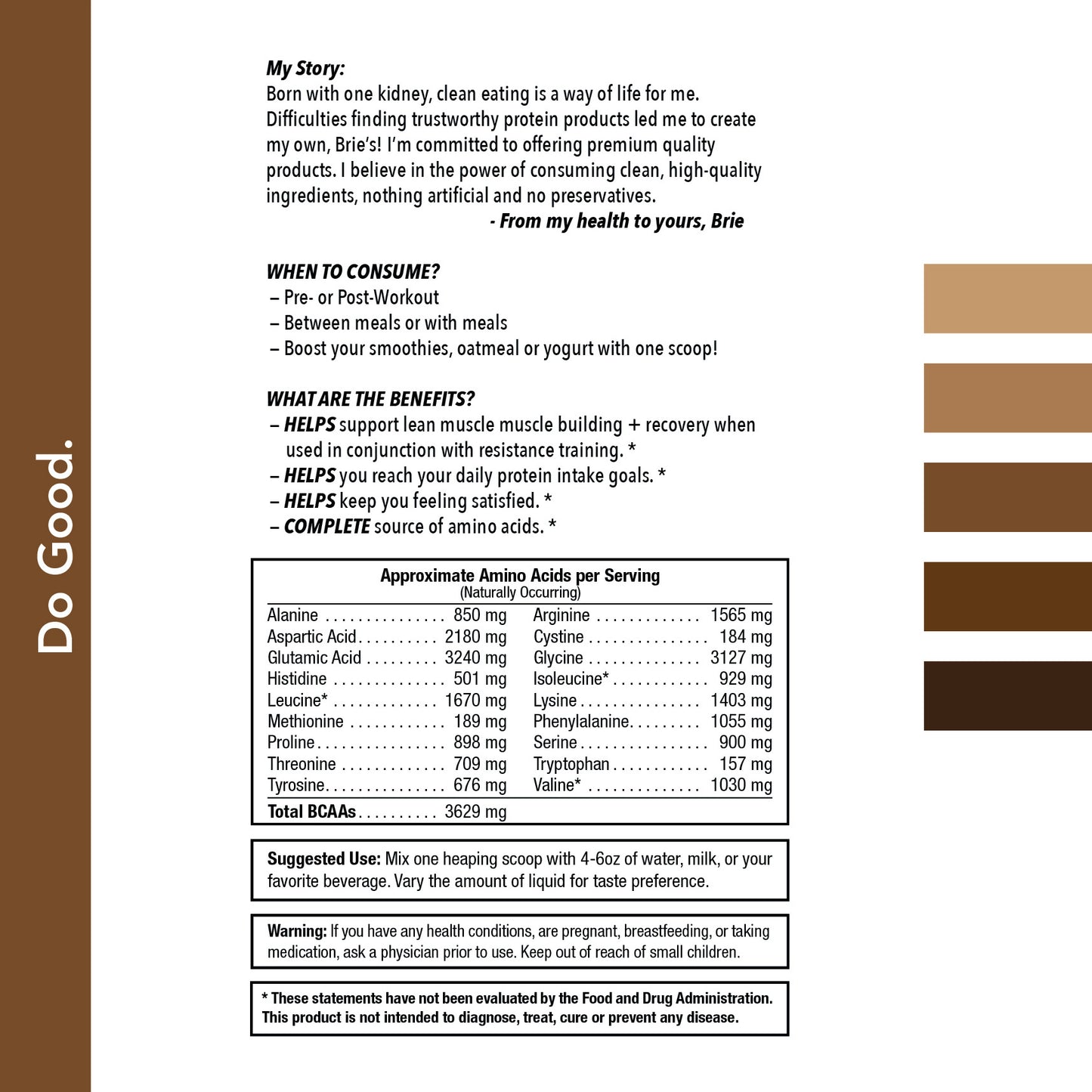 amino acid profile vegan protein powder